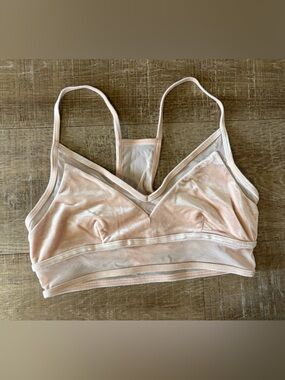 ALO Yoga Velvet/Delicate Mesh Bralette Women’s Size Small Unpadded